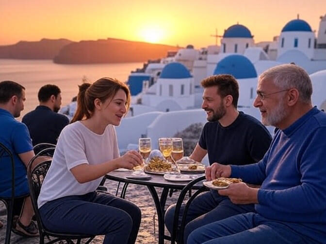 Santorini, Greece — sunsets, caldera views, and romance